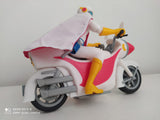Gekko Kamen Moonlight mask Capitán centella and Bike 1/12 scale 8,5 inches