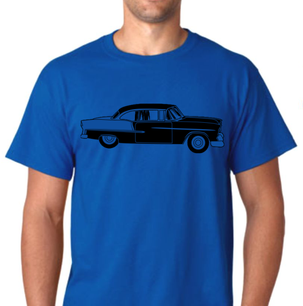 Chevrolet 1955 T-shirt | Blasted Rat