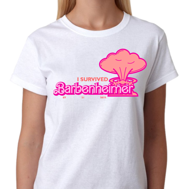 I Survived Barbenheimer (Barbie & Oppenheimer movies) T-shirt | Blasted Rat