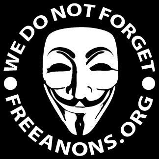 Anonymous - We Do Not Forget - FreeAnons.org Die Cut Vinyl Sticker Decal