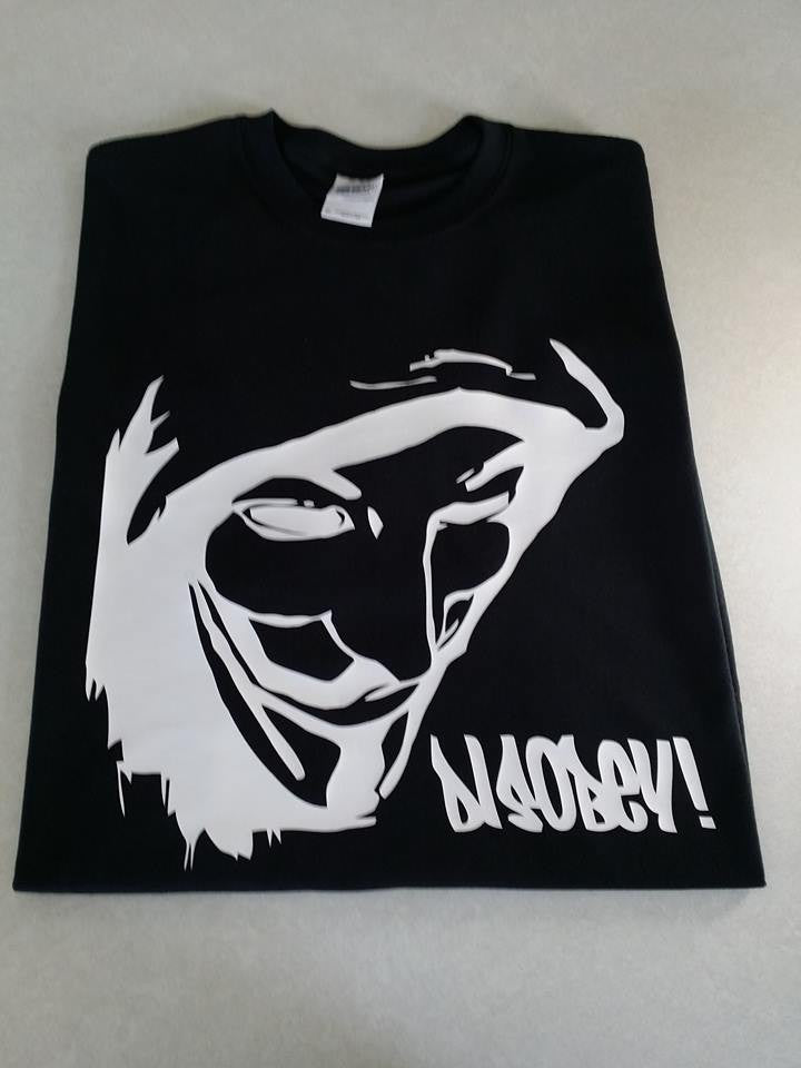 Anonymous DISOBEY Guy Fawkes Mask T-shirt