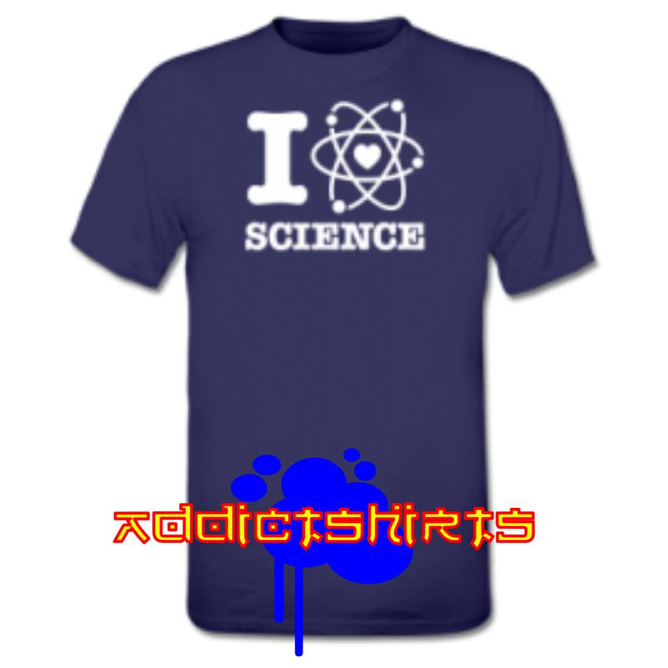 I Love Science T-shirt | Blasted Rat