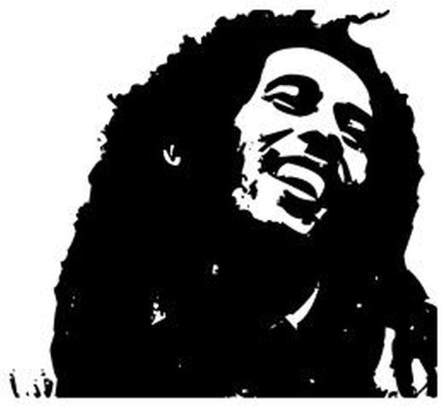 Bob Marley - 23" Die Cut Vinyl Wall Decal Sticker