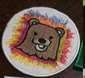 4chan Bear Round Patch