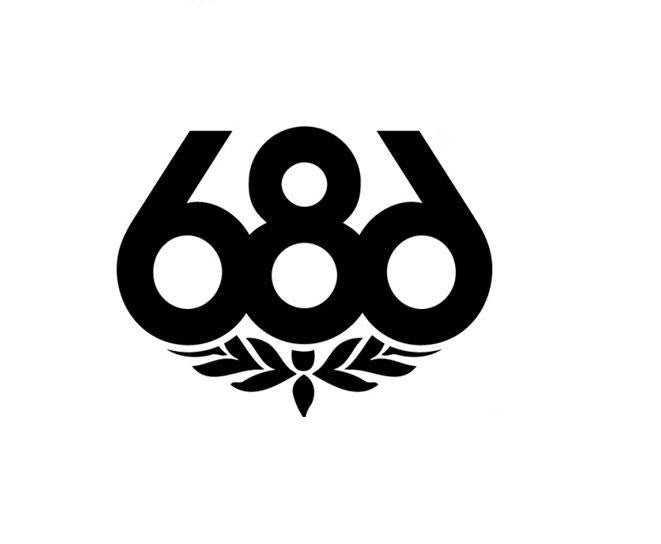 686 Skateboard Logo - Die Cut Vinyl Sticker Decal