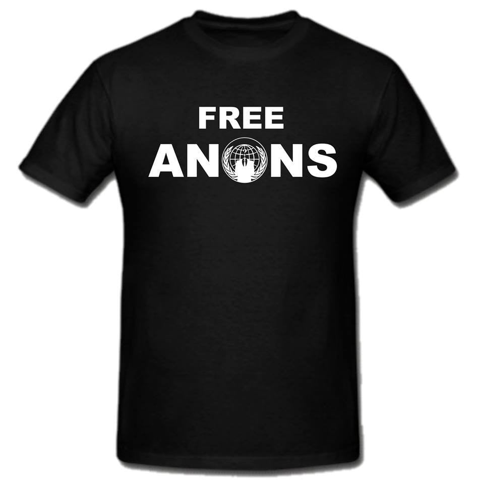 FreeAnons Fundraiser | Anonymous T-shirt | 100% of the Purchase Price Is Donated!