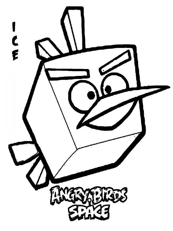 Angry Birds Space Ice | Die Cut Vinyl Sticker Decal | Blasted Rat