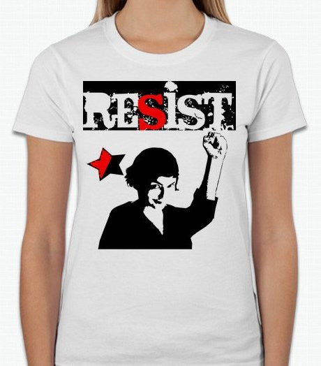 Audrey Tautou Amelie Anarchist Resist T-shirt | Blasted Rat