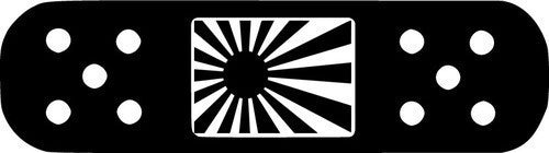 Japan Flag Bandaid JDM Racing | Die Cut Vinyl Sticker Decal | Blasted Rat