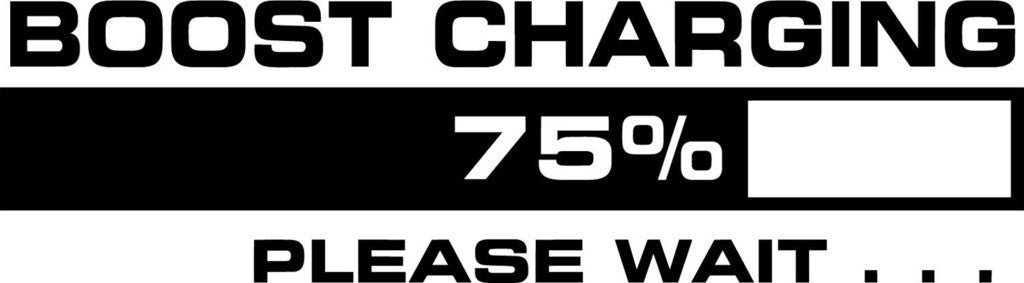 Boost Charging JDM Racing | Die Cut Vinyl Sticker Decal | Blasted Rat