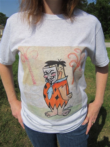 Anonymous Fred Flinstone T-shirt | Dan Bellini Occupy Art | Blasted Rat