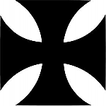 Knights Templar Cross JDM Racing | Die Cut Vinyl Sticker Decal