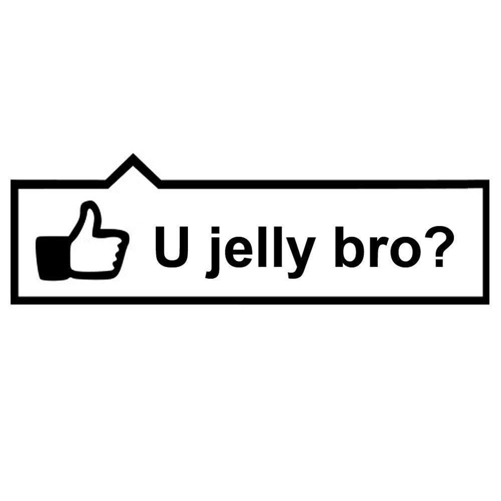 U Jelly Bro? Like JDM Racing | Die Cut Vinyl Sticker Decal | Blasted Rat