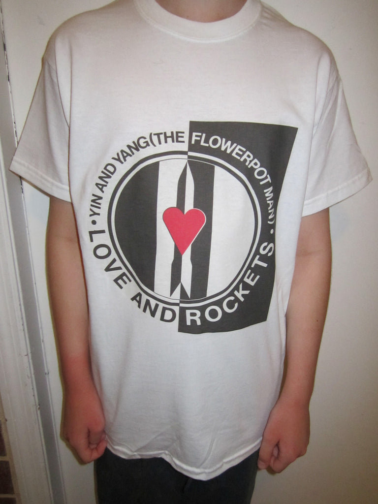 Ying and Yang (the Flowerpot Man) Love and Rockets Punk Rock T-shirt
