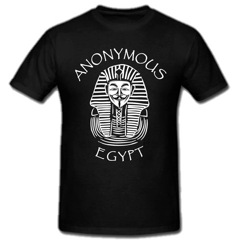 Anonymous Egypt Pharaoh T-Shirt | White Image | Blasted Rat