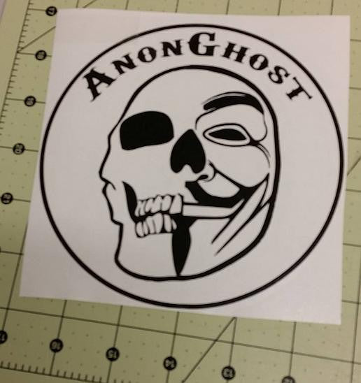 Anonymous Operation GhostSec AnonGhost | Die Cut Vinyl Sticker Decal