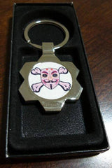 Anonymous Pink Day Of The Dead Keychain