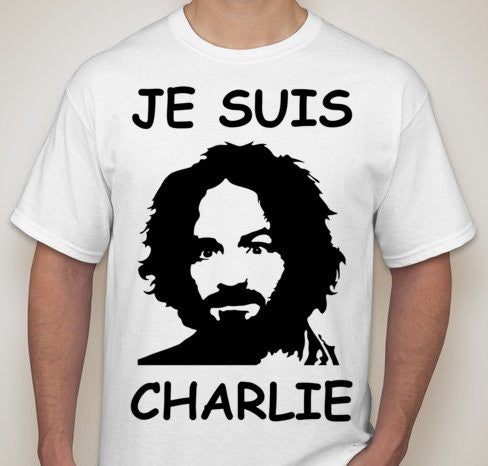Je Suis Charlie | I Am Charlie (Manson) T-shirt | Blasted Rat