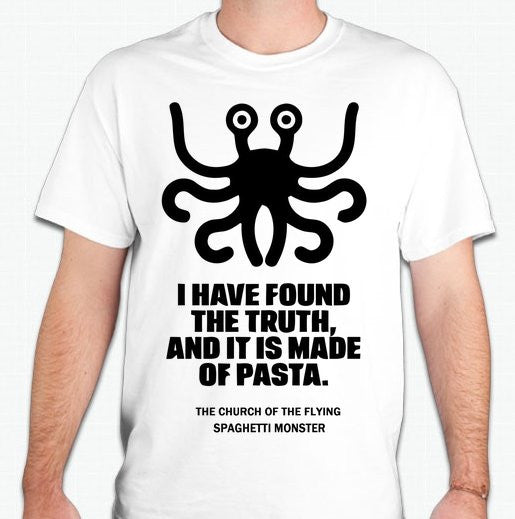 Church Of The Flying Spaghetti Monster Found The Truth T-shirt | Blasted Rat