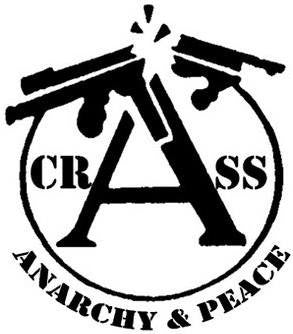 Crass Anarchy And Peace | Die Cut Vinyl Sticker Decal | Blasted Rat