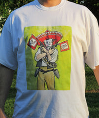 Anonymous Bandito T-shirt | Dan Bellini Occupy Art | Blasted Rat