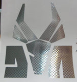 Die Antwoord Logo Carbon Fiber Chrome | Die Cut Vinyl Sticker Decal