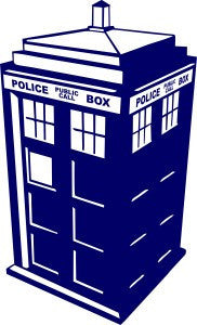 Doctor Who Tardis Police Box | Die Cut Vinyl Sticker Decal | Blasted Rat