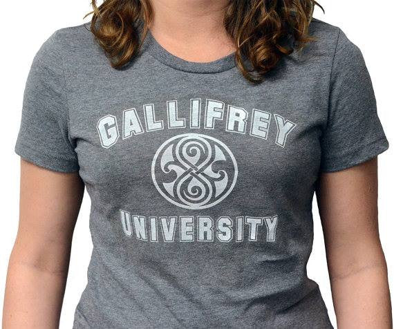 Doctor Who Gallifrey University Symbol T-shirt | Blasted Rat