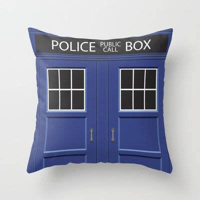 Dr Who Pillow Police Box style1 | Blasted Rat
