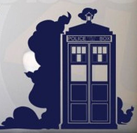 Doctor Who Tardis Fog | Die Cut Vinyl Sticker Decal | Blasted Rat