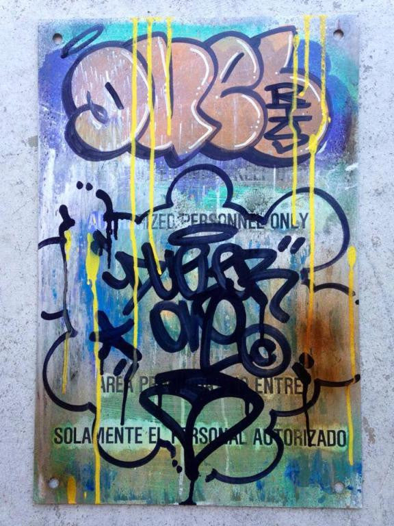 Duel Graffiti NYC Street Sign Replica 11x14" | Blasted Rat