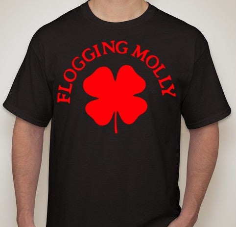 Flogging Molly Clover T-shirt | Blasted Rat