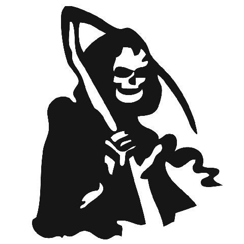 Grim Reaper JDM Racing | Die Cut Vinyl Sticker Decal | Blasted Rat