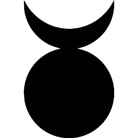 Horned God Godess Wiccan JDM Sign | Die Cut Vinyl Sticker Decal | Blasted Rat