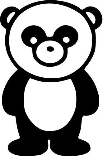 Panda JDM Racing | Die Cut Vinyl Sticker Decal | Blasted Rat