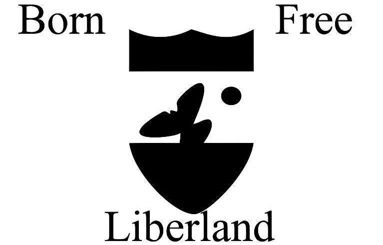 Liberland Born Free Variation | Die Cut Vinyl Sticker Decal | Blasted Rat