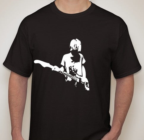 Nirvana Kurt Cobain with Guitar T-shirt | Blasted Rat