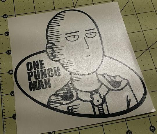 Onepunch Man Saitama Logo Manga | Die Cut Vinyl Sticker Decal