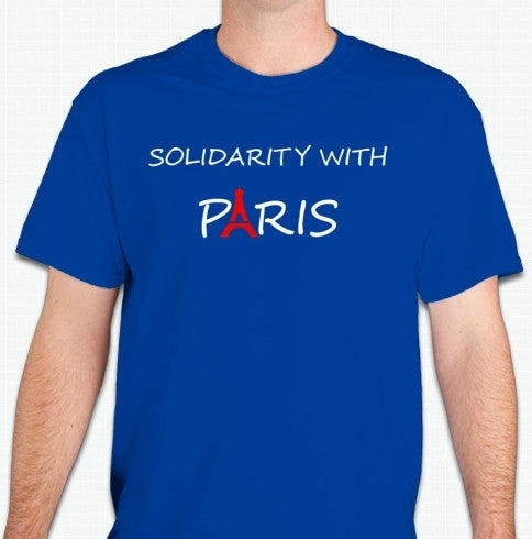 Solidarity With Paris Against November 13 Terror Attack T-shirt | Blasted Rat