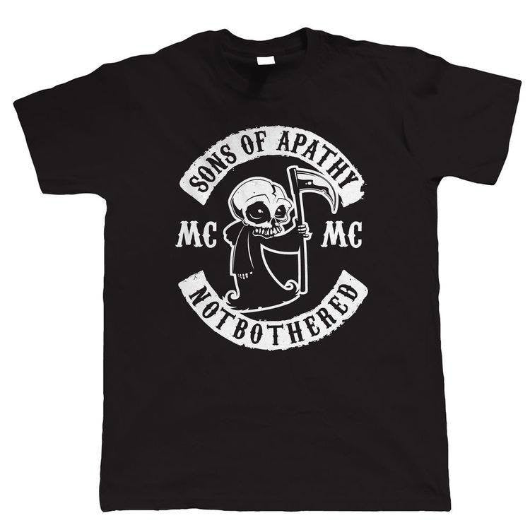 Sons Of Apathy Not Bothered Grim Reaper T-shirt | Blasted Rat