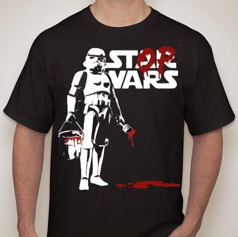 Star Wars Stop Wars Stormtrooper Graffity T-shirt | Blasted Rat