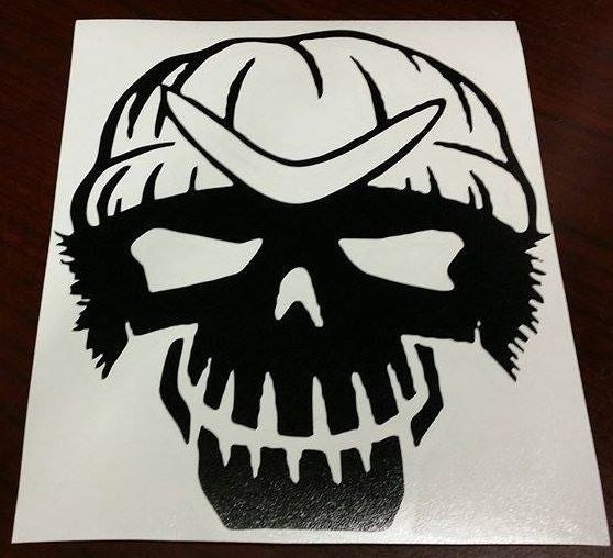 Suicide Squad Boomerang Skull | Die Cut Vinyl Sticker Decal