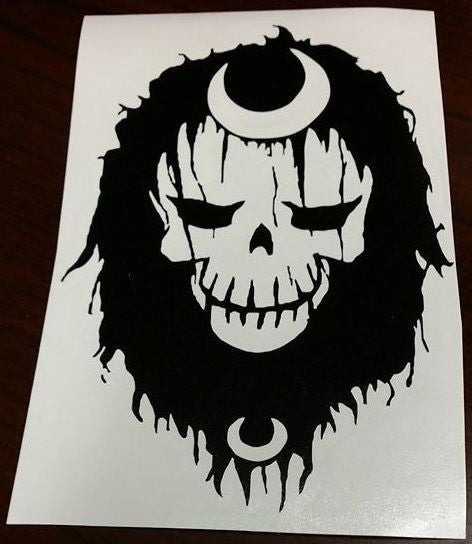 Suicide Squad Enchantress Skull | Die Cut Vinyl Sticker Decal