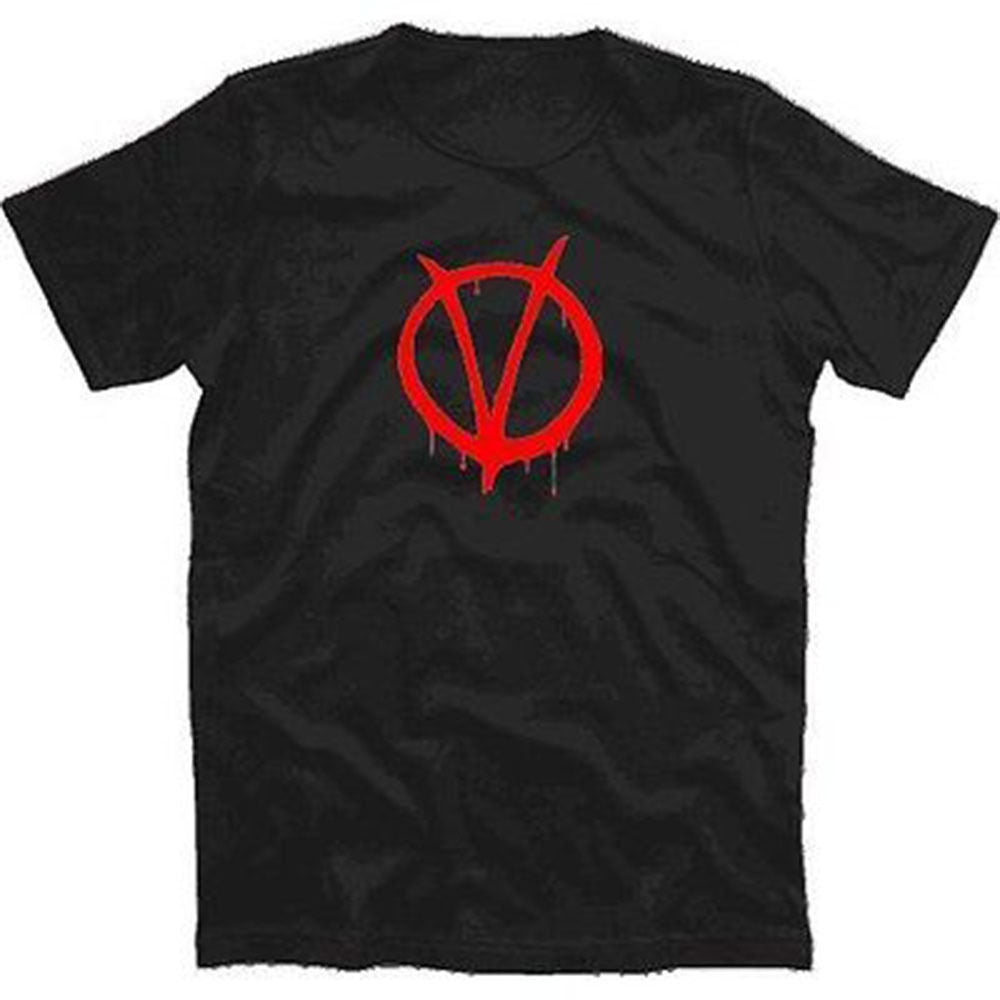 V for Vendetta Red Logo T-shirt