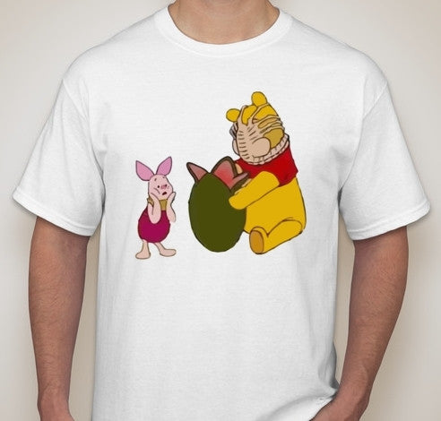 Winnie The Pooh Easter Alien Egg Hunt With Piglet T-shirt