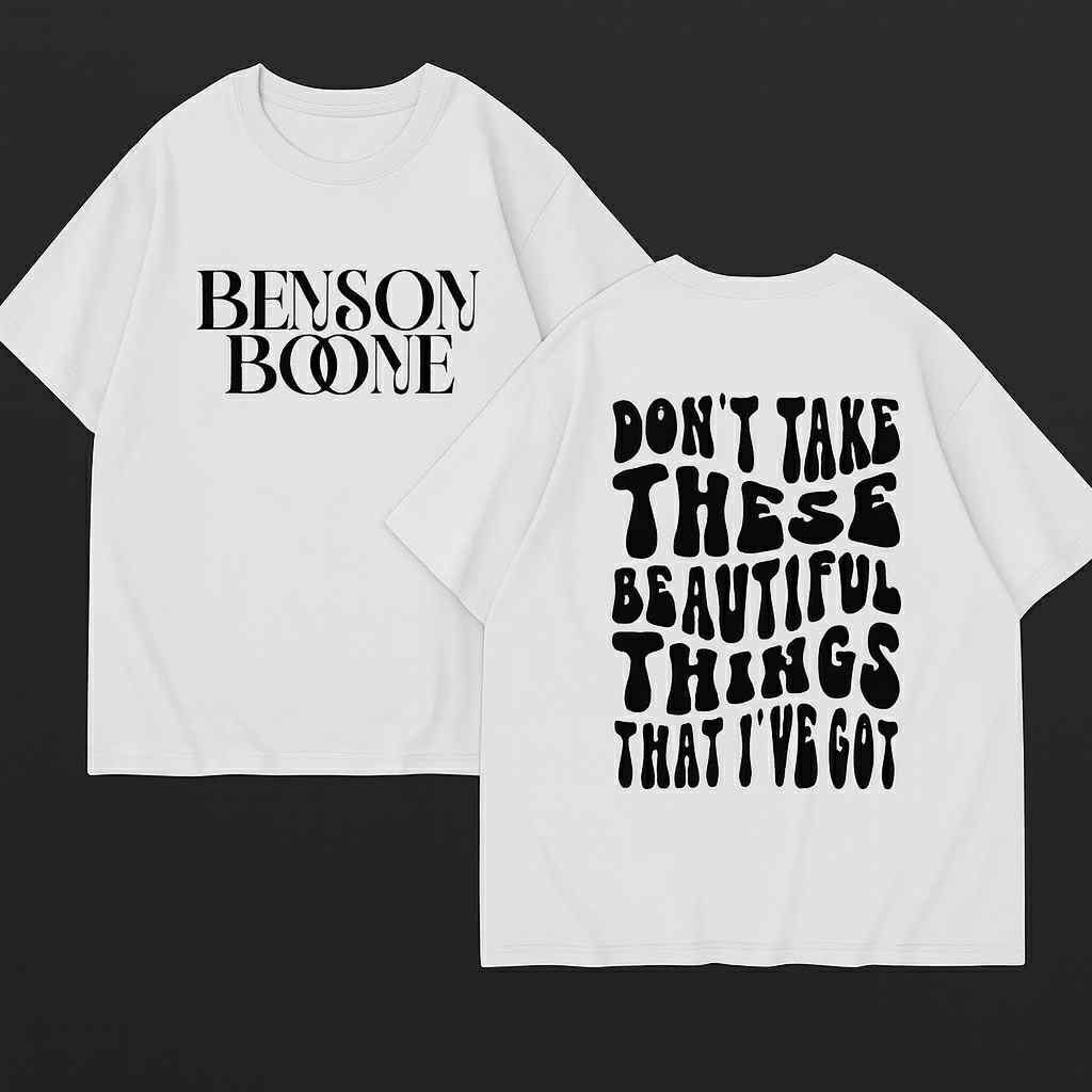 Benson Boone 2 sided T shirt tee Music Band