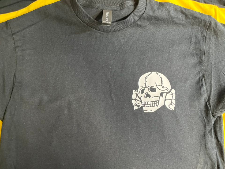 Totenkopf Skull Biker Support your local outlaws T shirt tee