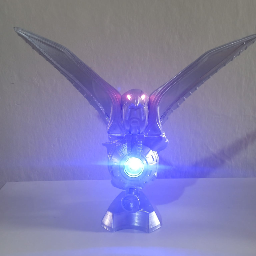 Silverhawks' Hawk heaven Base With Lights 10.5 x 12.5 x 8 inches