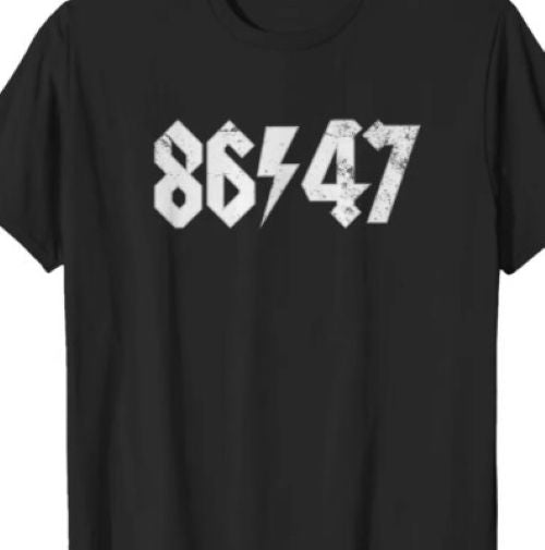 8647 funny T shirt tee Anti Trump Protest