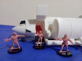 V Visitors 1.5' Monochromatic Figures and Tanker Ship Open Doors 11' Collection